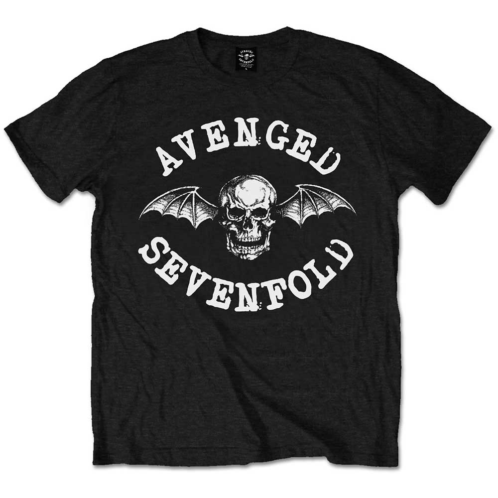 Avenged Sevenfold Men's Tee: Classic Death Bat