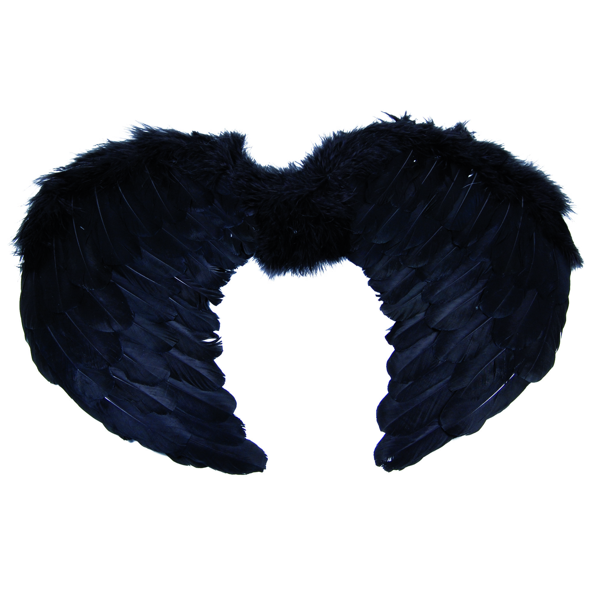 Feather Angel Wings (Black)