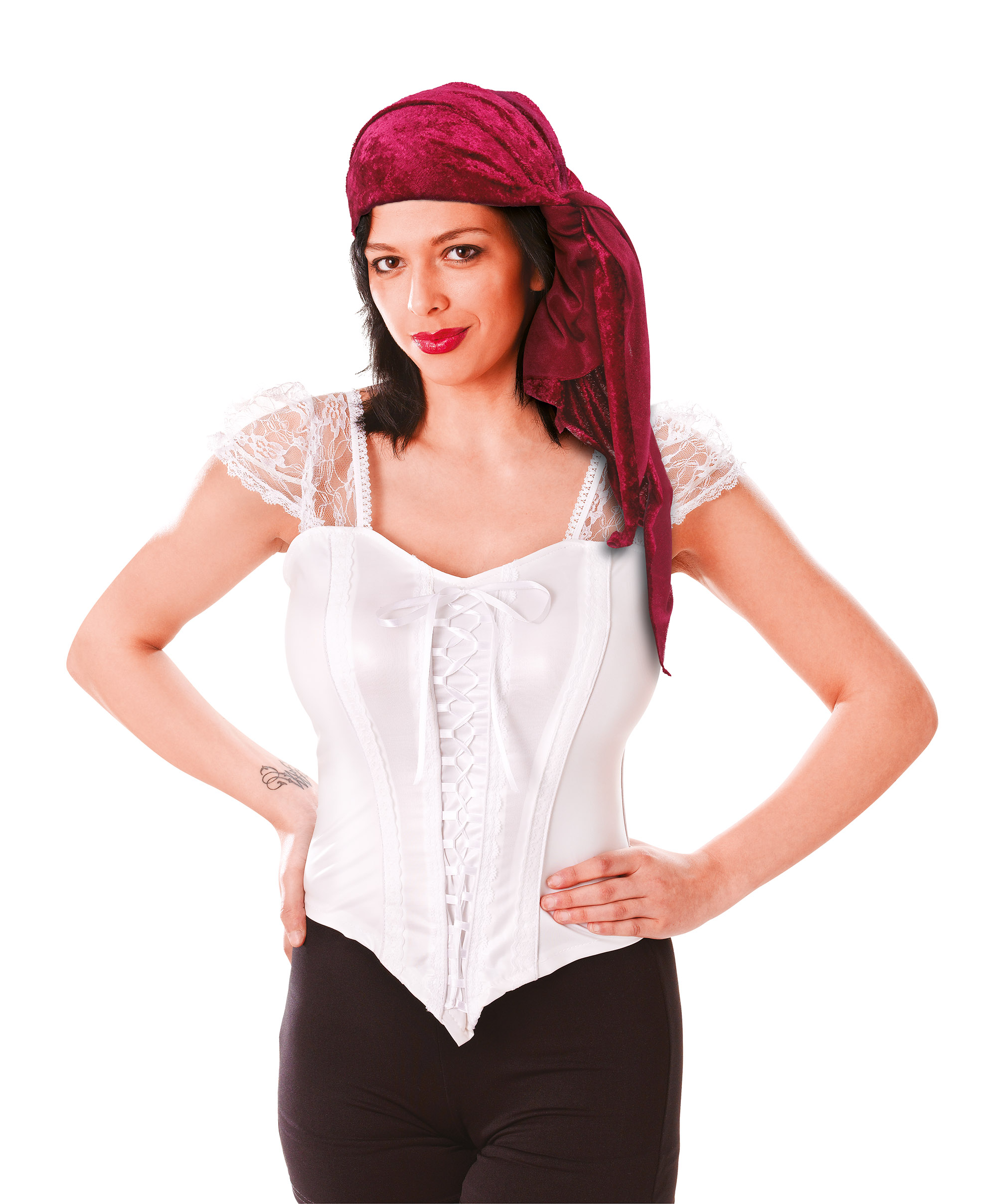 Pirate Velvet Bandanna