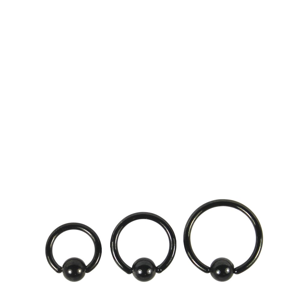 1.2mm Black Ball Closure ring
