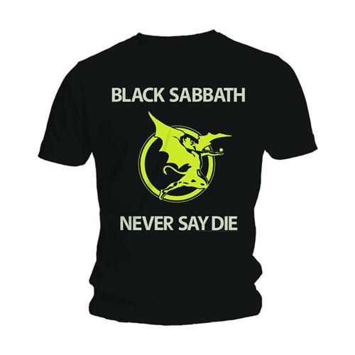 Black Sabbath Men's Tee: Never Say Die