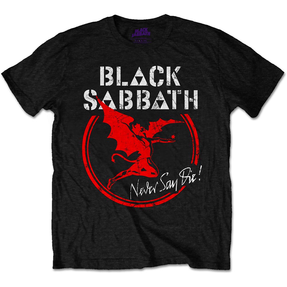 Black Sabbath Men's Tee: Archangel Never Say Die