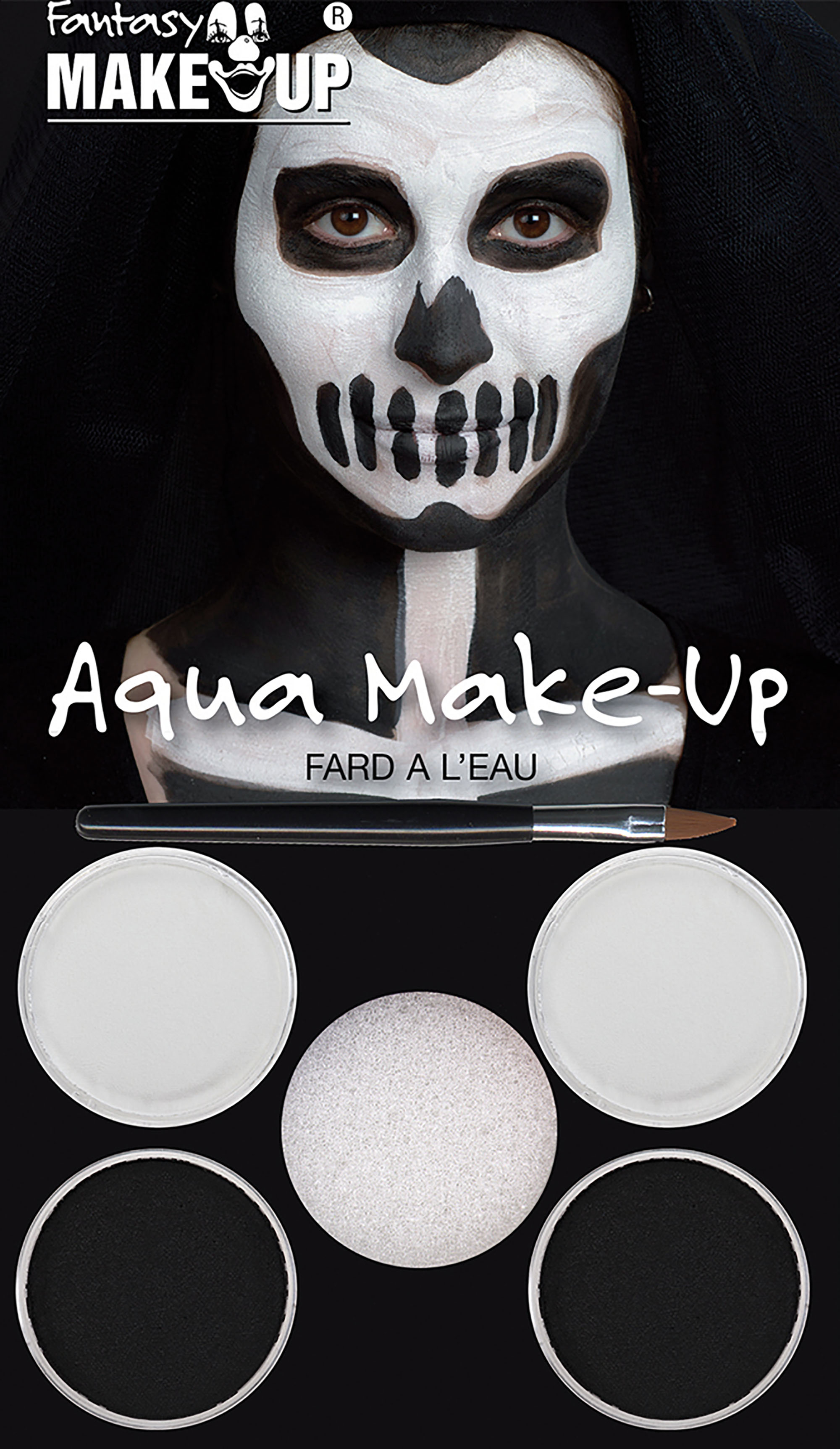 Black ans White Aqua Make-Up