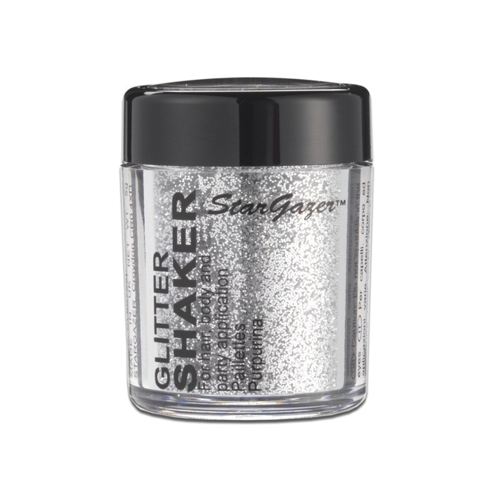 Silver Glitter Shaker