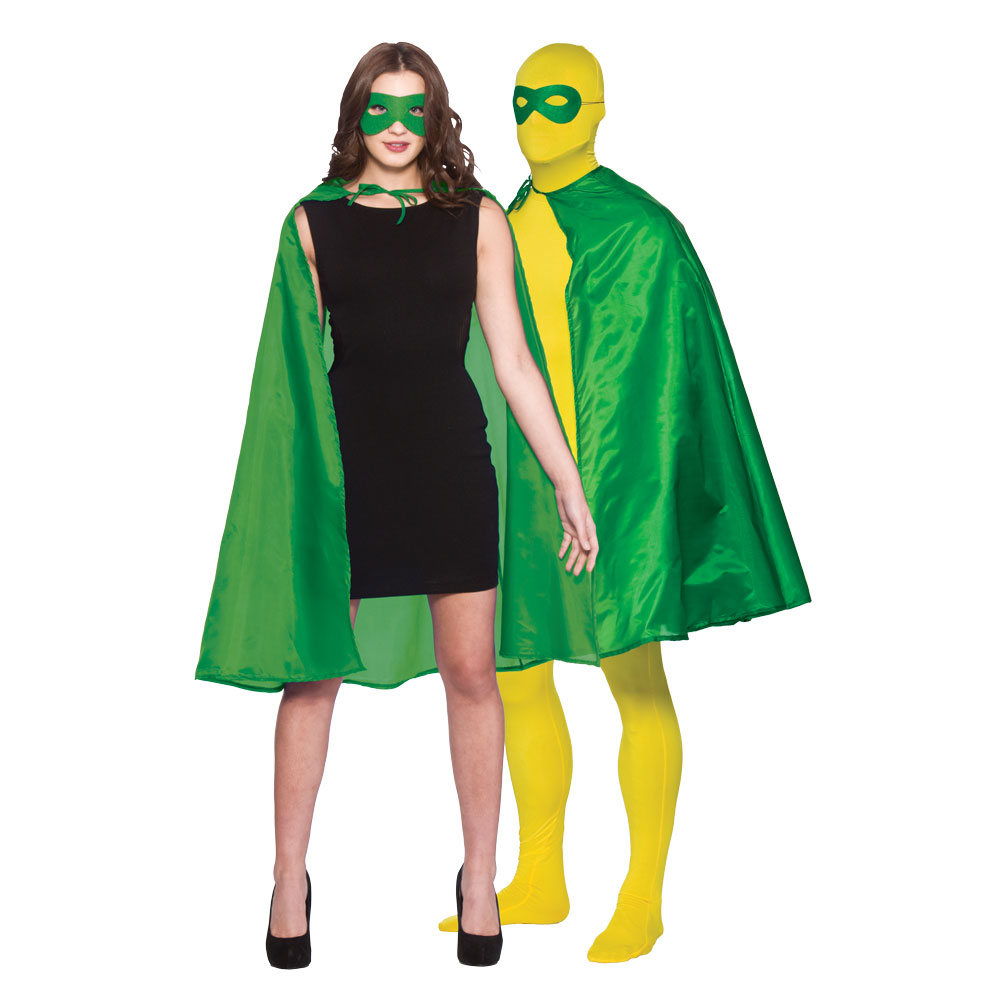 Superhero Cape and Mask- GREEN