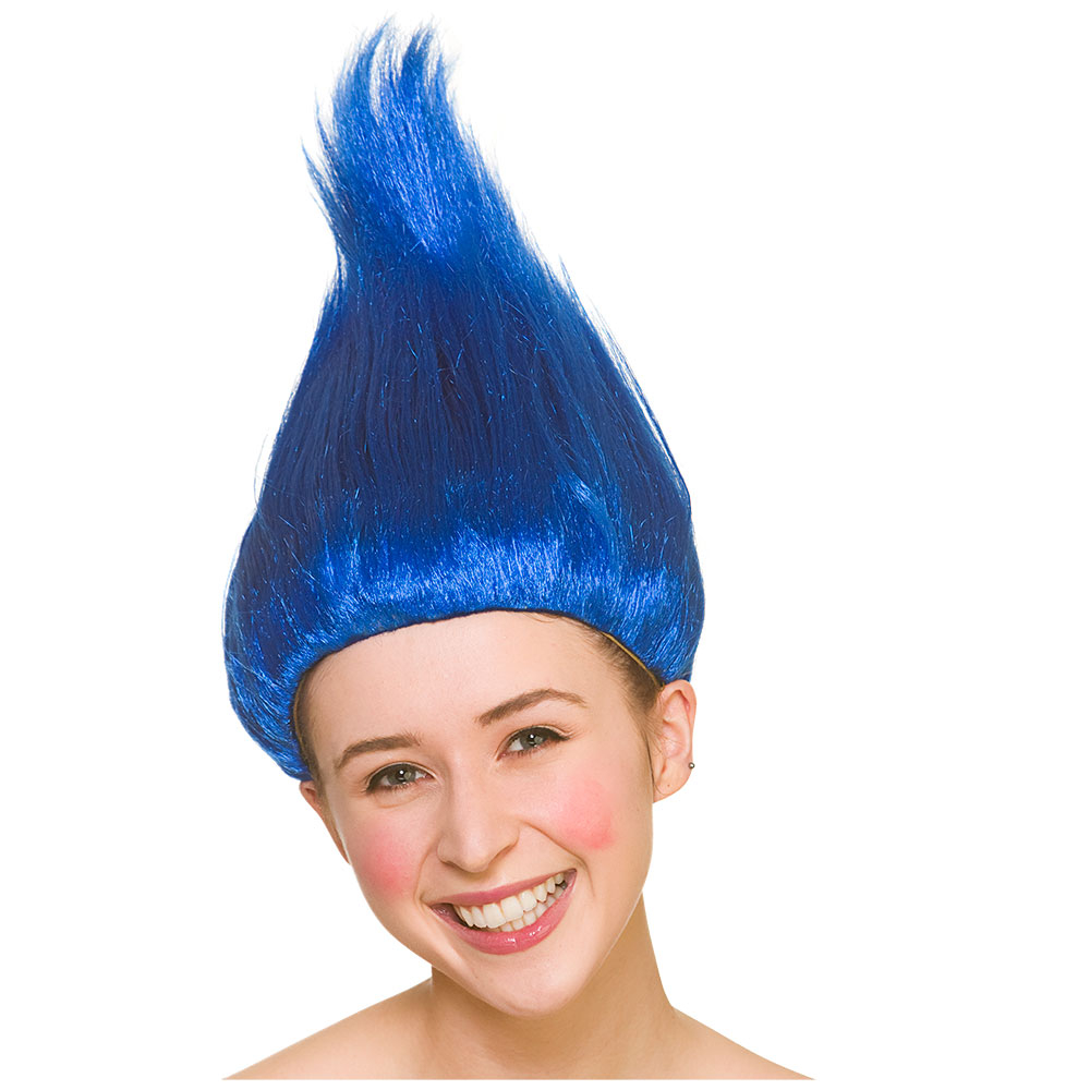 Troll Wig-Blue