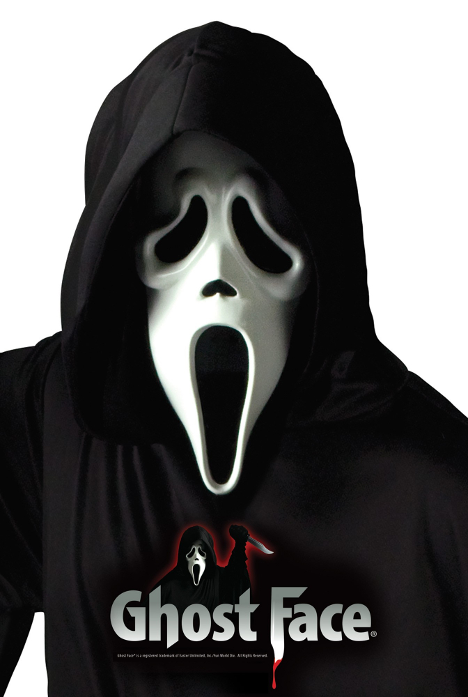 Ghost face Scream Mask and Shroud