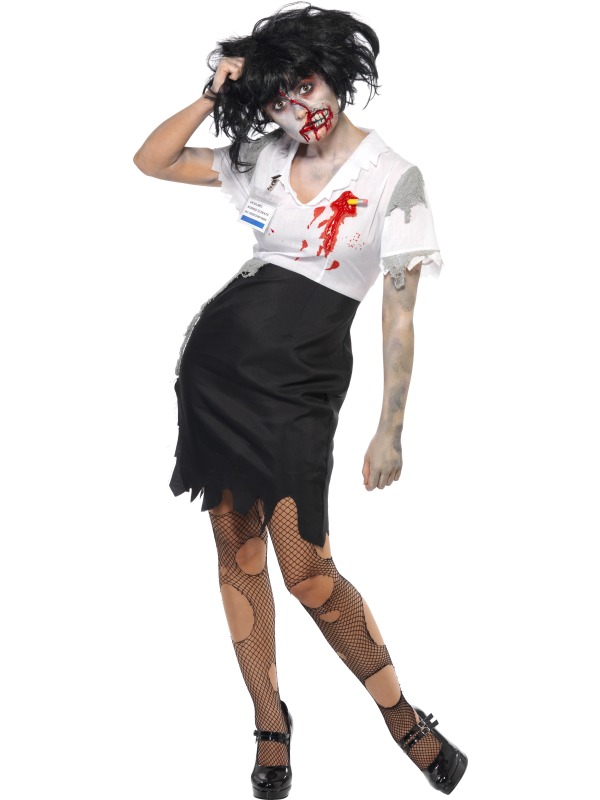 Work To Death Zombie Female Costume