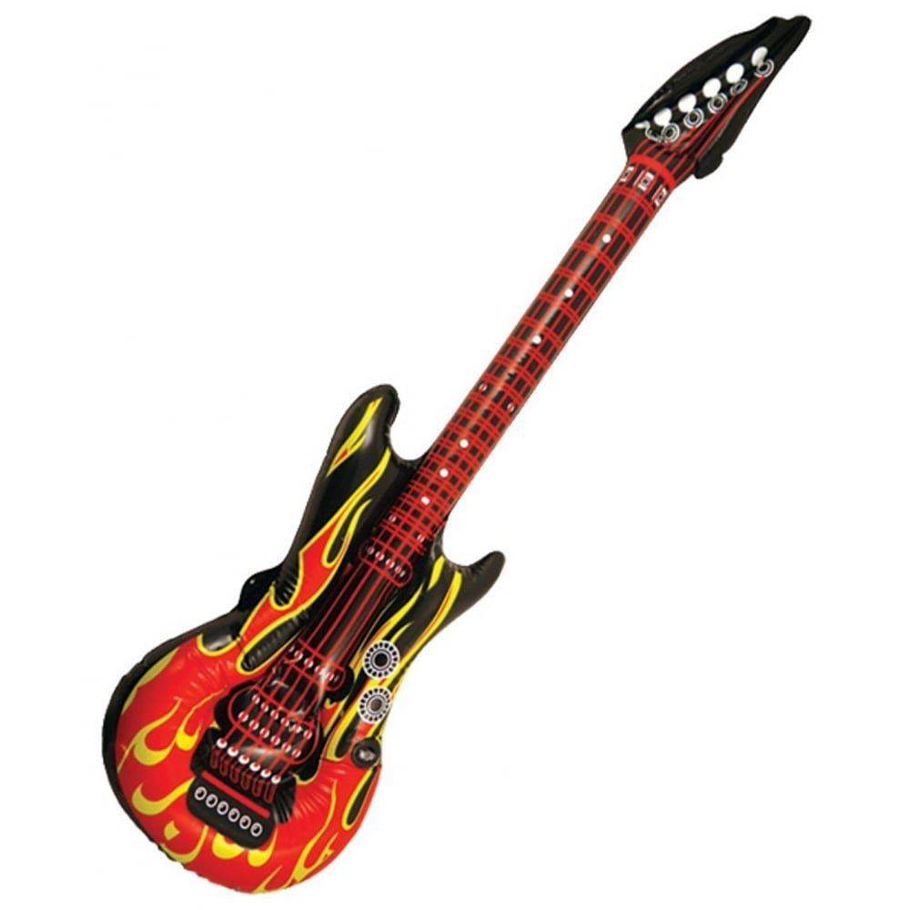 Inflatable Flame Guitar