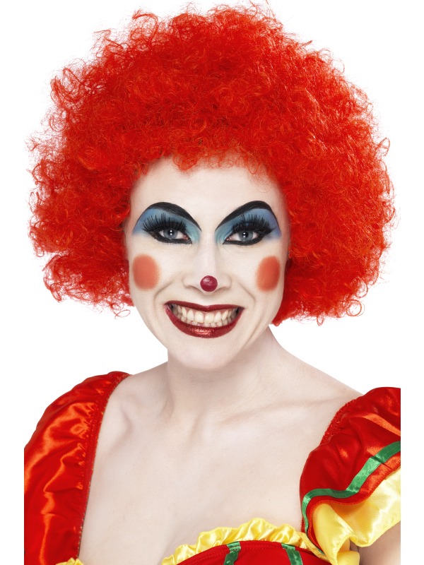 Red clown wig